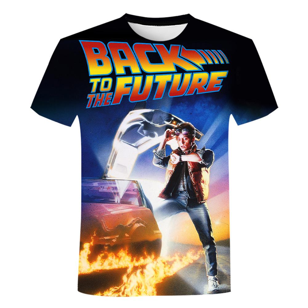 Baibao QIQI Terug Naar De Toekomst 3D Print T-shirts Kinderen Jongens Hip Hop Tee Tops Nieuwe Mannen Vrouwen Mode Casual T-shirt zomer Mannen T-shirt S