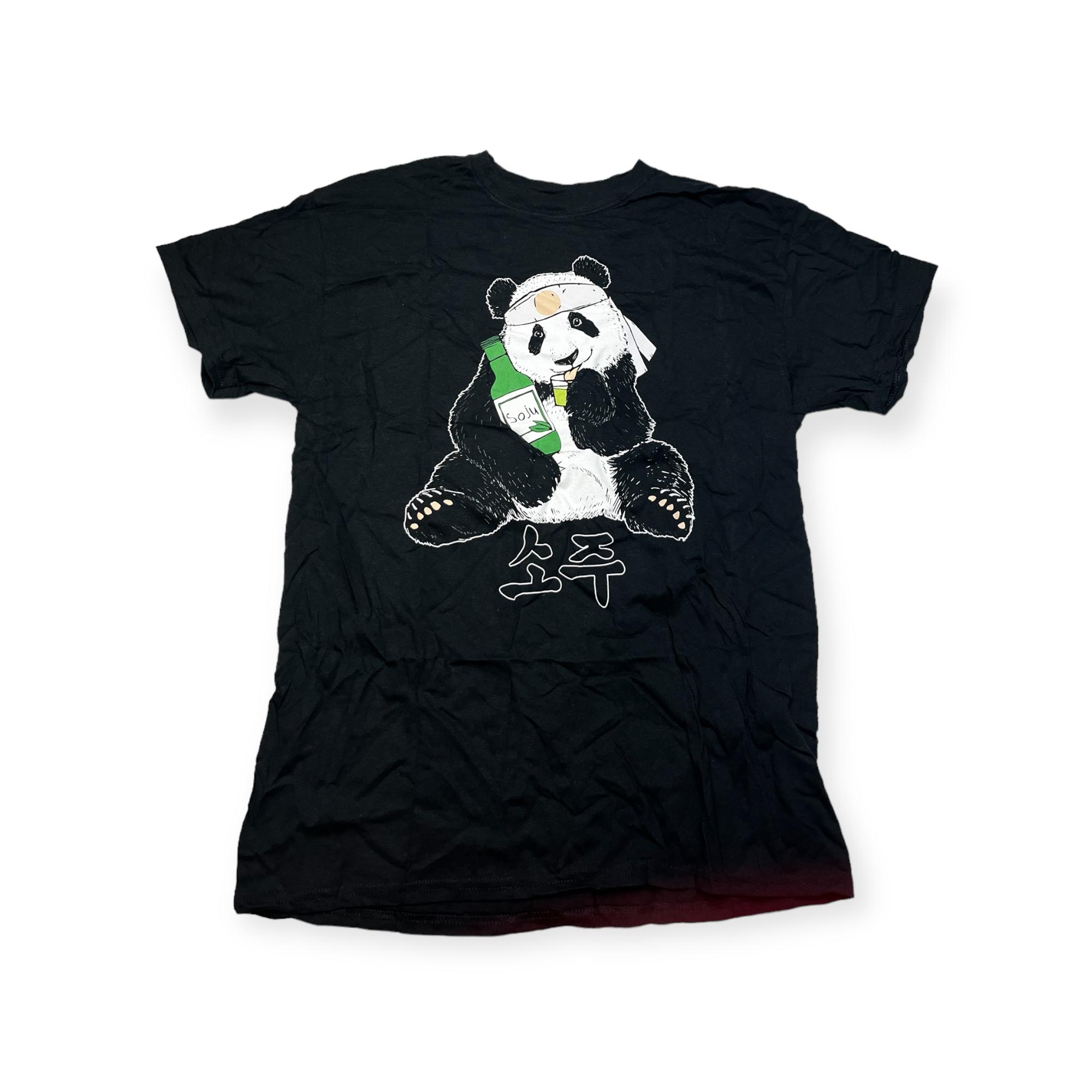 Outletup-clothes Koszulka T-shirt męski okrągły dekolt SPENCER'S nadruk L