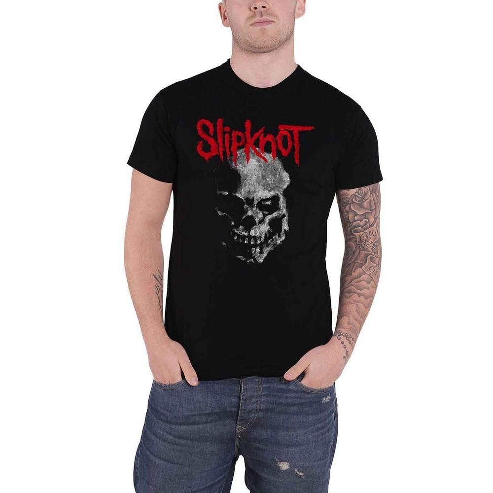 Slipknot Unisex Volwassene .5: Het grijze Chapter Skull T-shirt L zwart