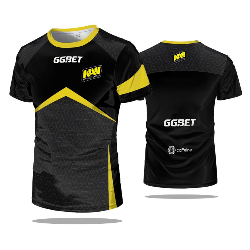 Bobby4 Casual Wear Men's Tees Esports CS GO Game Navi Team Uniform T-shirt Games Player Contest Kids Quick Dry Sports Training T-Shirts M