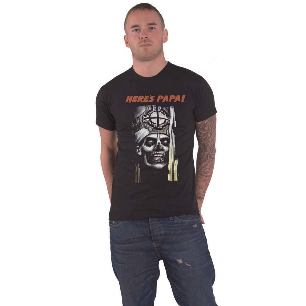 Pertemba FR - Apparel Ghost Unisex volwassen hier is papa T-shirt XXL