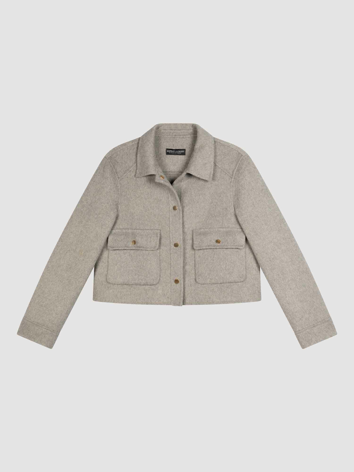 REPEAT cashmere Korte jas van wolmix
