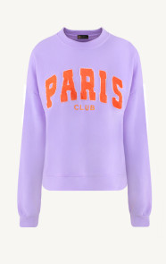 The Musthaves Oversized Paris Club Trui Lila