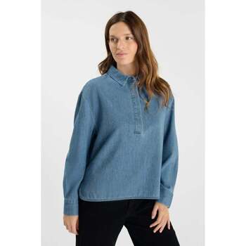Le Temps des Cerises Overhemd  Top van jeans ALBERTA