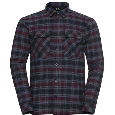 Jack Wolfskin Heren Baja Flannel Overhemd
