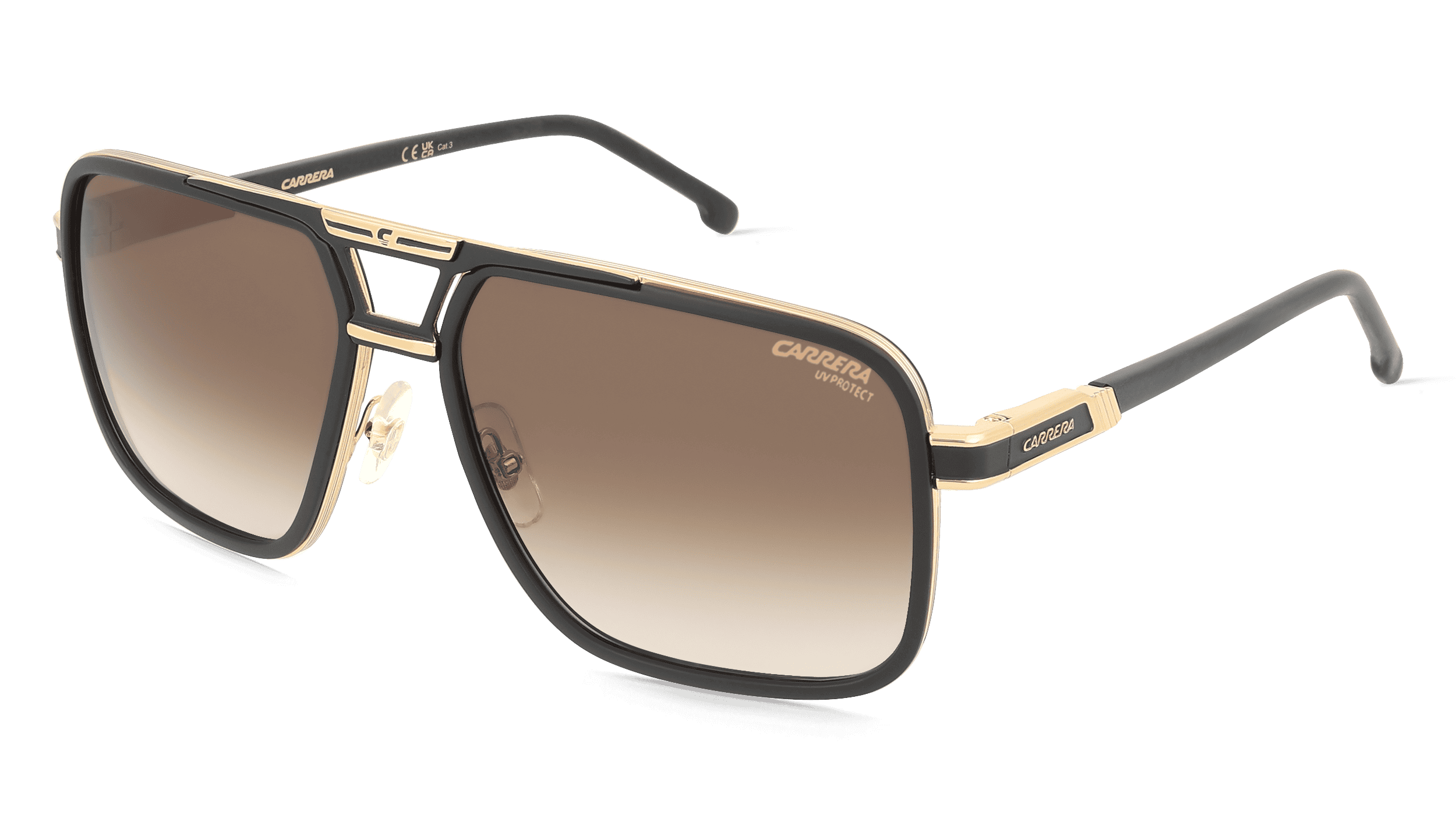 Carrera 207560 Mannen Zonnebril, zwart goud