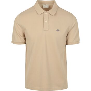 Gant T-shirt  Shield Piqué Poloshirt Sand