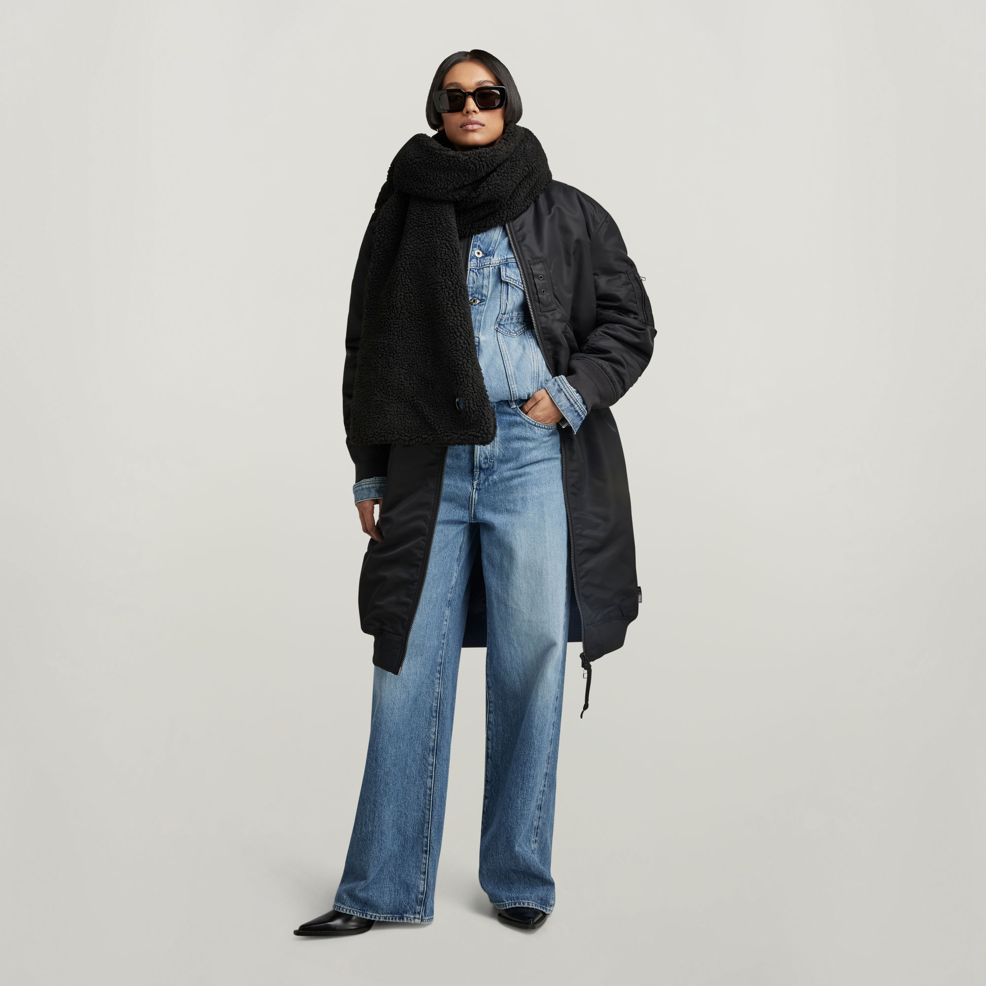 G-Star RAW Bomberjack Long - Zwart - Dames