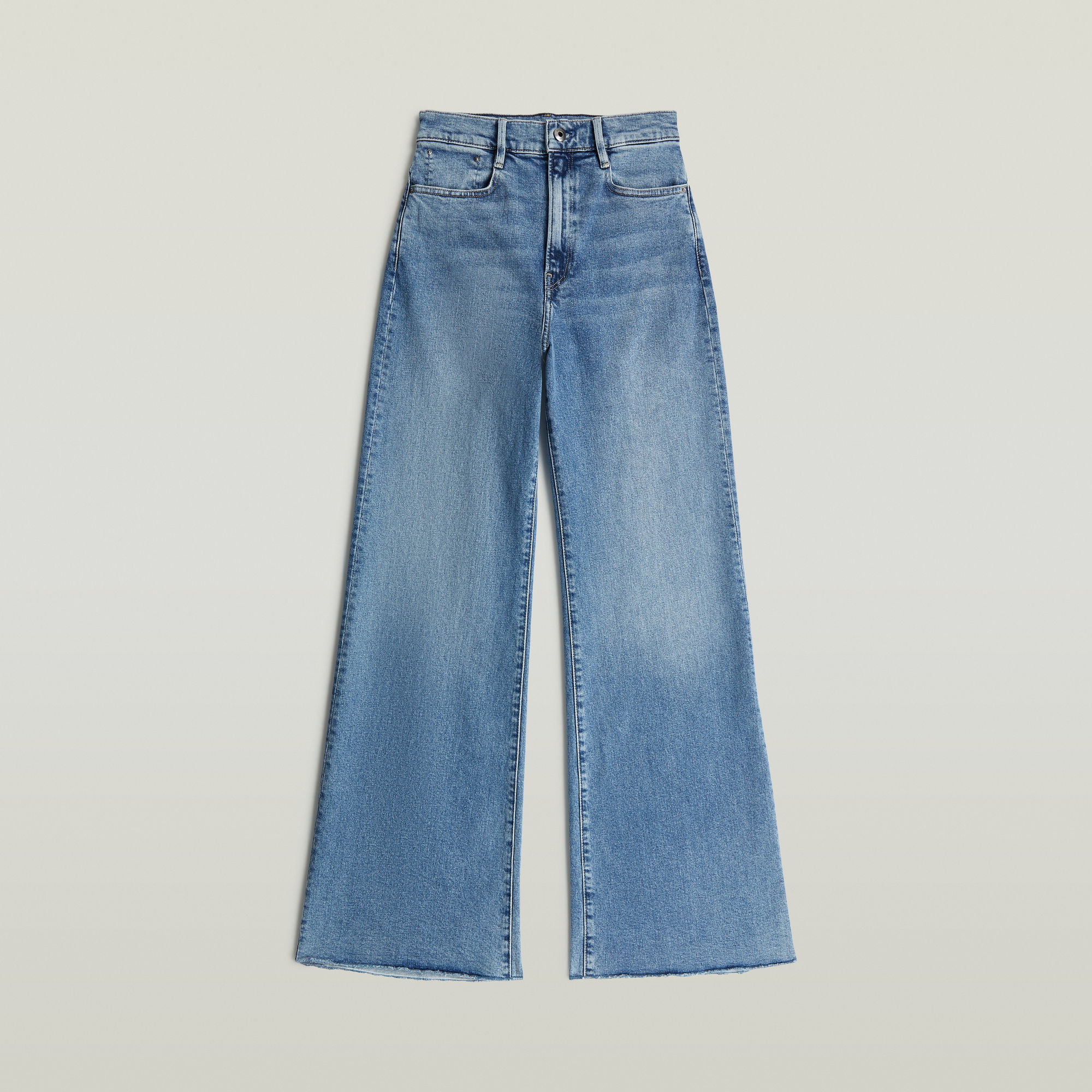 G-Star RAW Deck Ultra High Wide Leg Jeans - Midden blauw - Dames