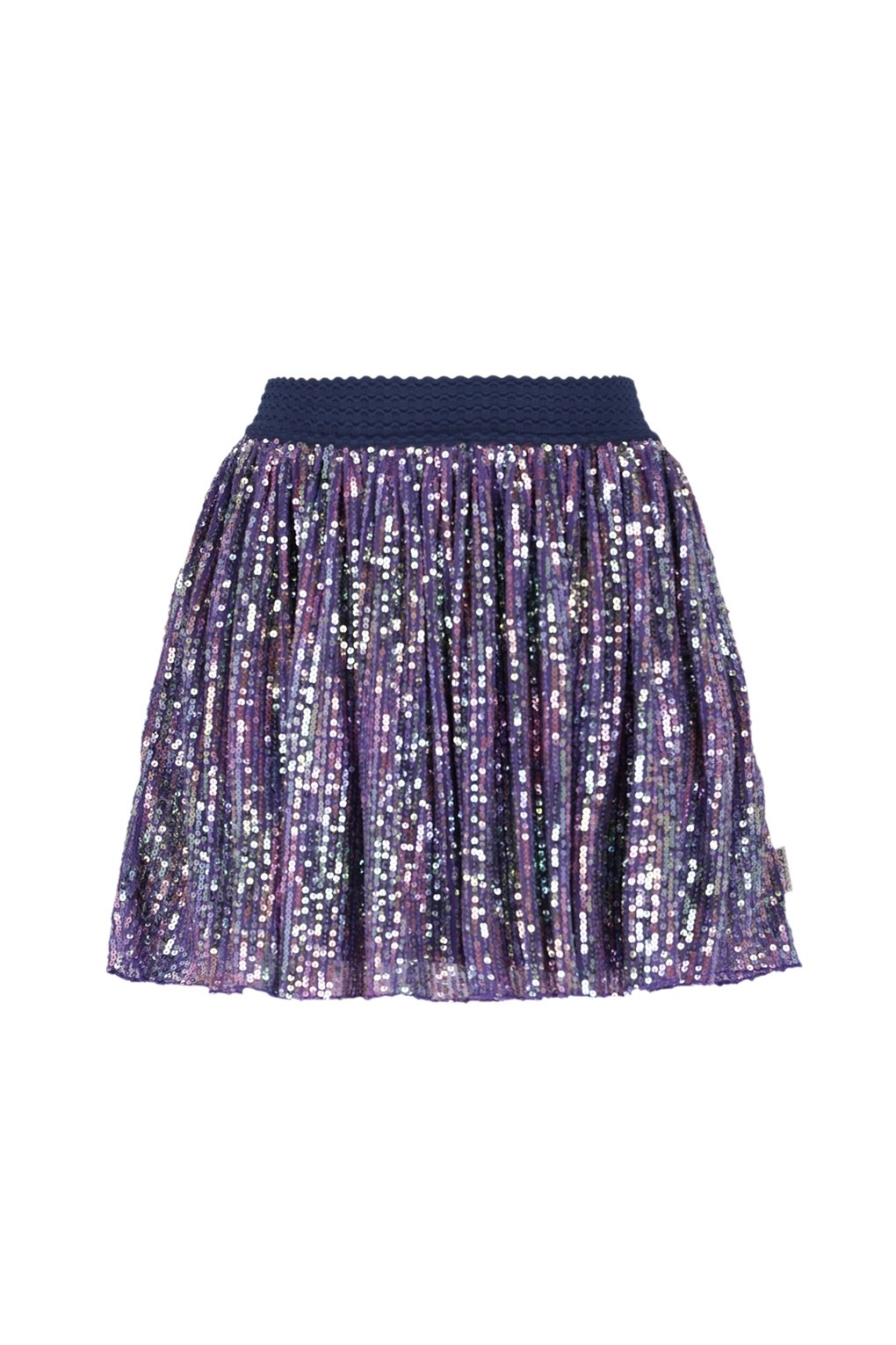B.Nosy winter mesh rok meisjes - paars - River - pailletten