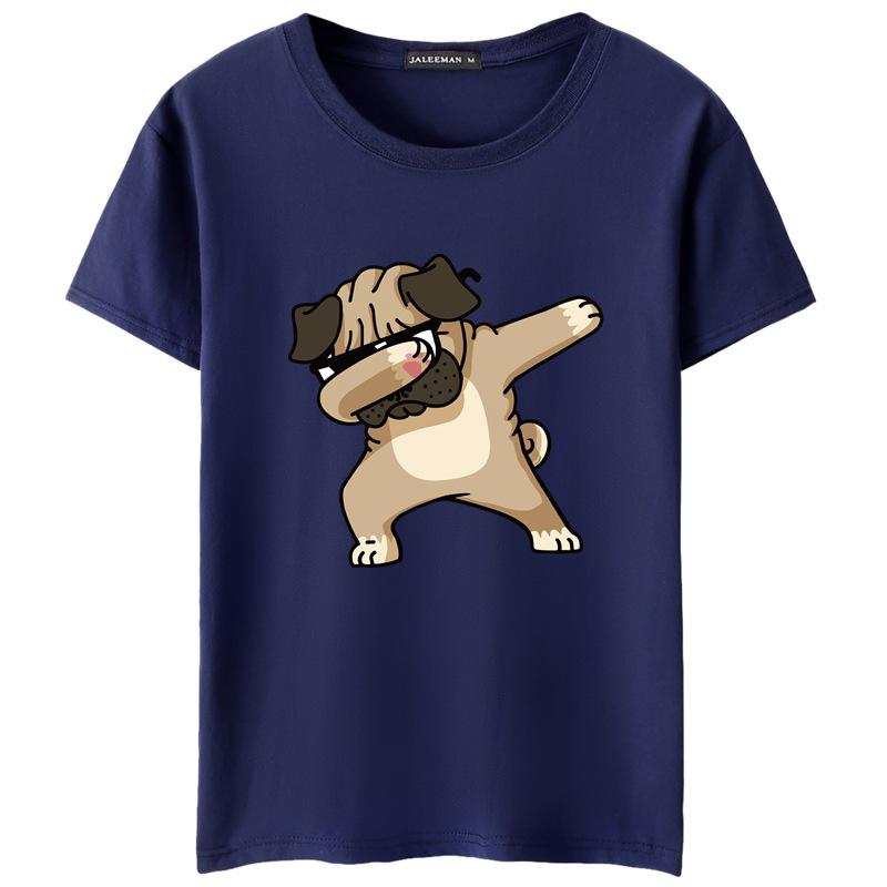 Bistrota Heren schattig casual T-shirt met korte mouwen M-5XL los T-shirt 5XL