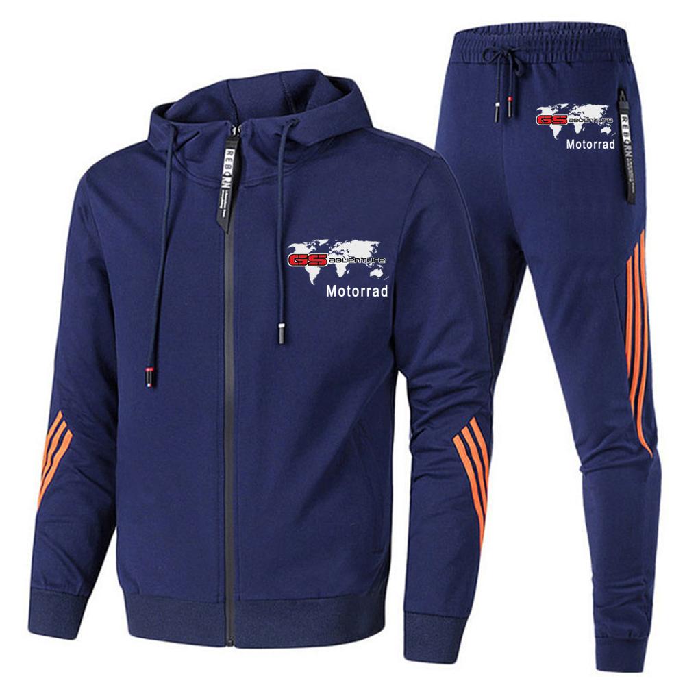 New Movement VOOR BM R1250 GS ADVENTURE R1250gs Adv Motorfiets 2023 Nieuwe Heren Casual Sportkleding Sportkleding Capuchon Bedrukt Top Broek XL