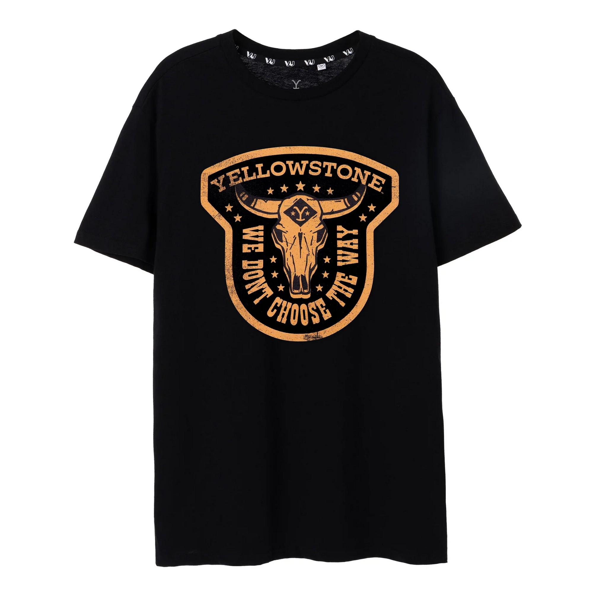 Pertemba FR - Apparel Yellowstone Heren We Don't Choose The Way T-shirt met korte mouwen L