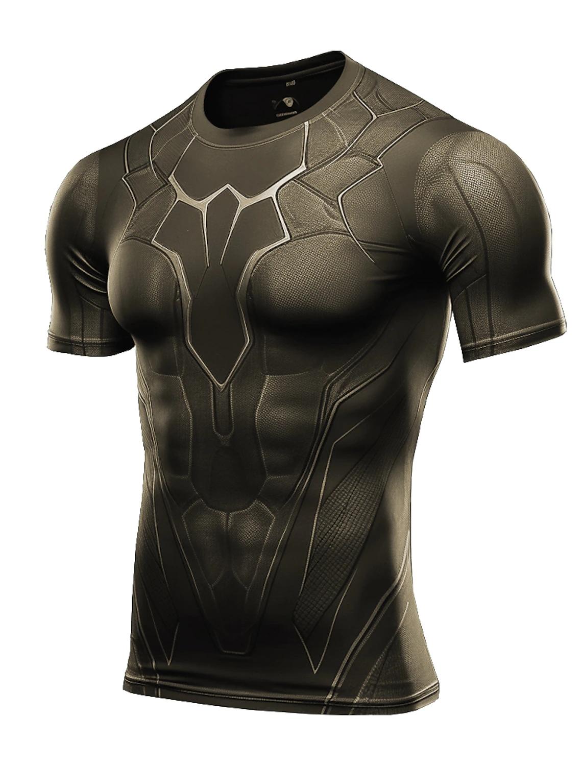 Laoxu Nieuw Heren Hardloopshirt Onderstukken Atletisch Casual Ademend Vochtafvoerend T-shirt Gym Workout Zacht Korte Mouw Sportkleding XXXL rood