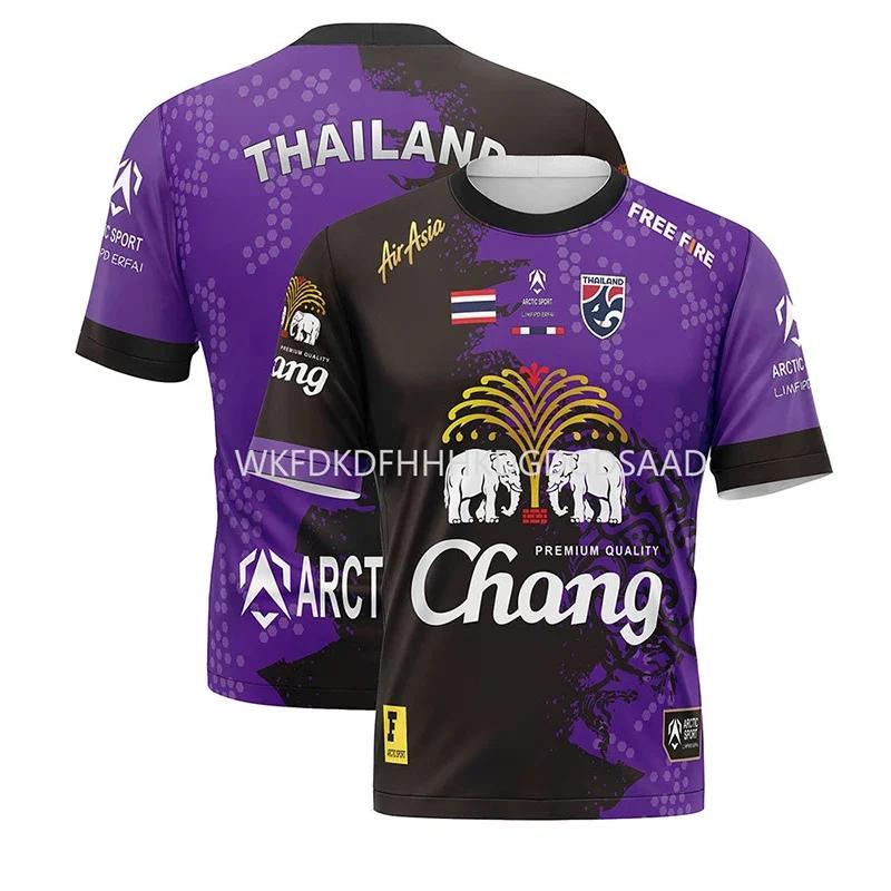 Laoxu Hot Thailand Changze Unisex T-shirt 3D-printing Snel drogend Casual O-kraag Korte mouwen Heren Plus-size Outdoor Sport Top S