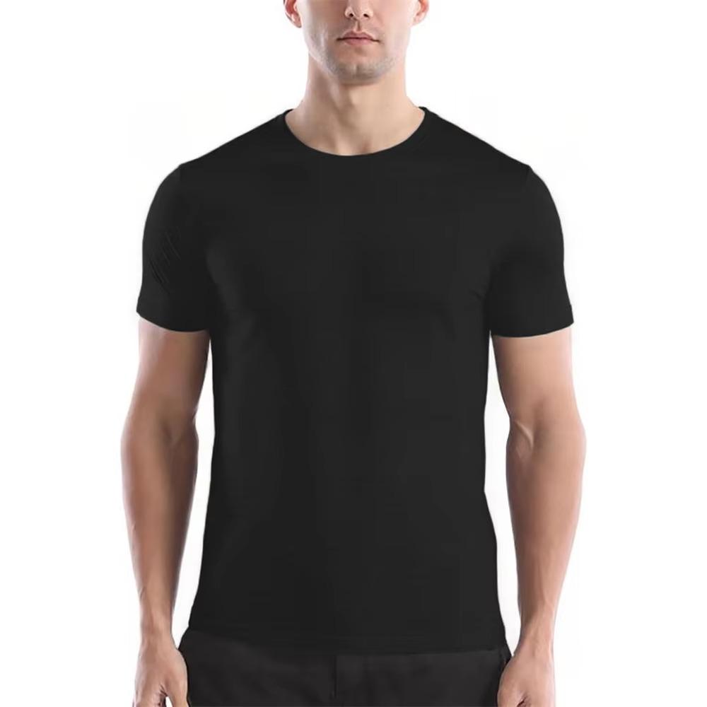 King Billion Zomer heren snel drogend T-shirt ademend lichtgewicht sport T-shirts ronde hals effen kleur korte mouwen tops comfortabel T-shirt XL