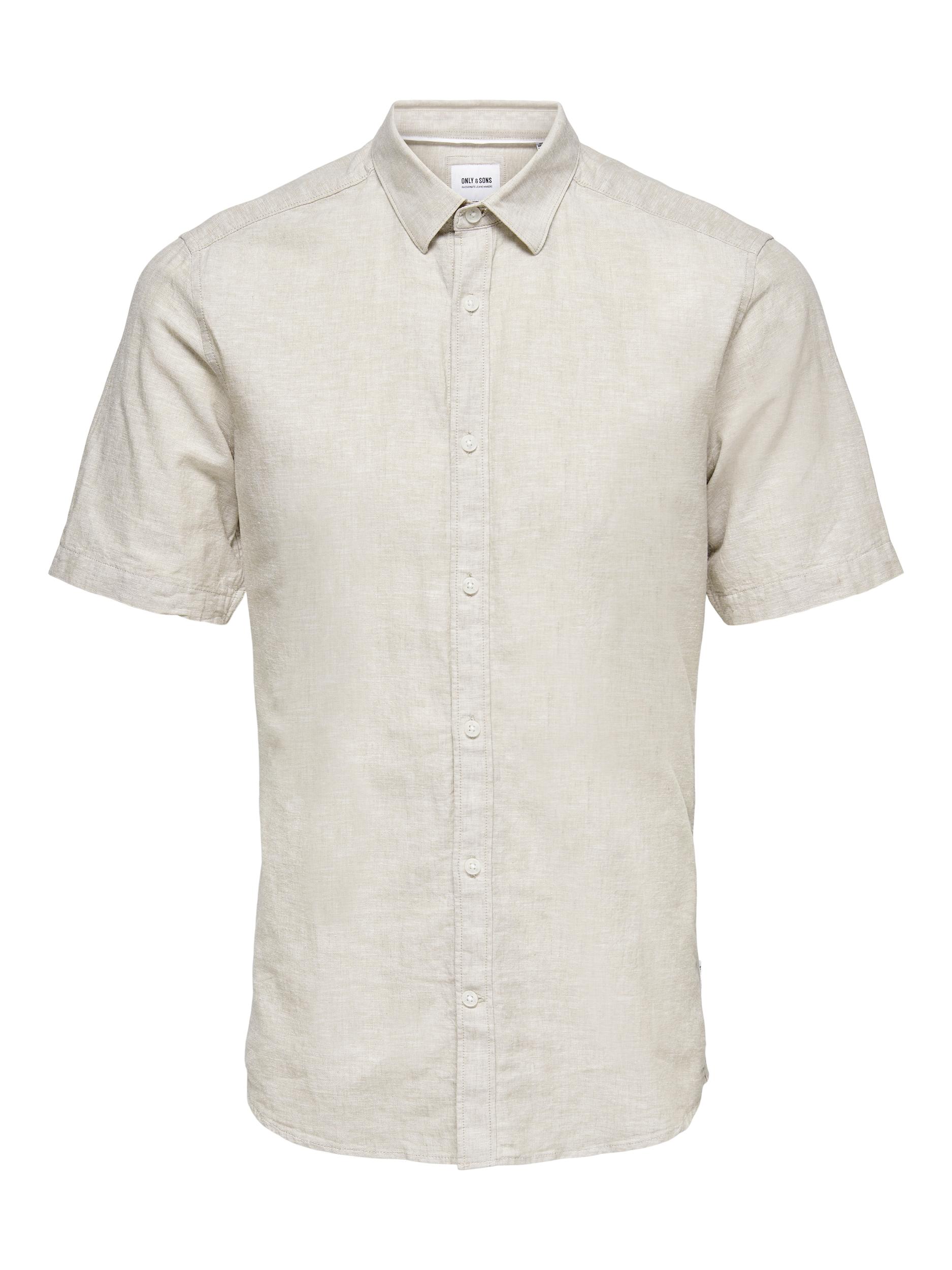 Only & Sons Onscaiden ss linen shirt re