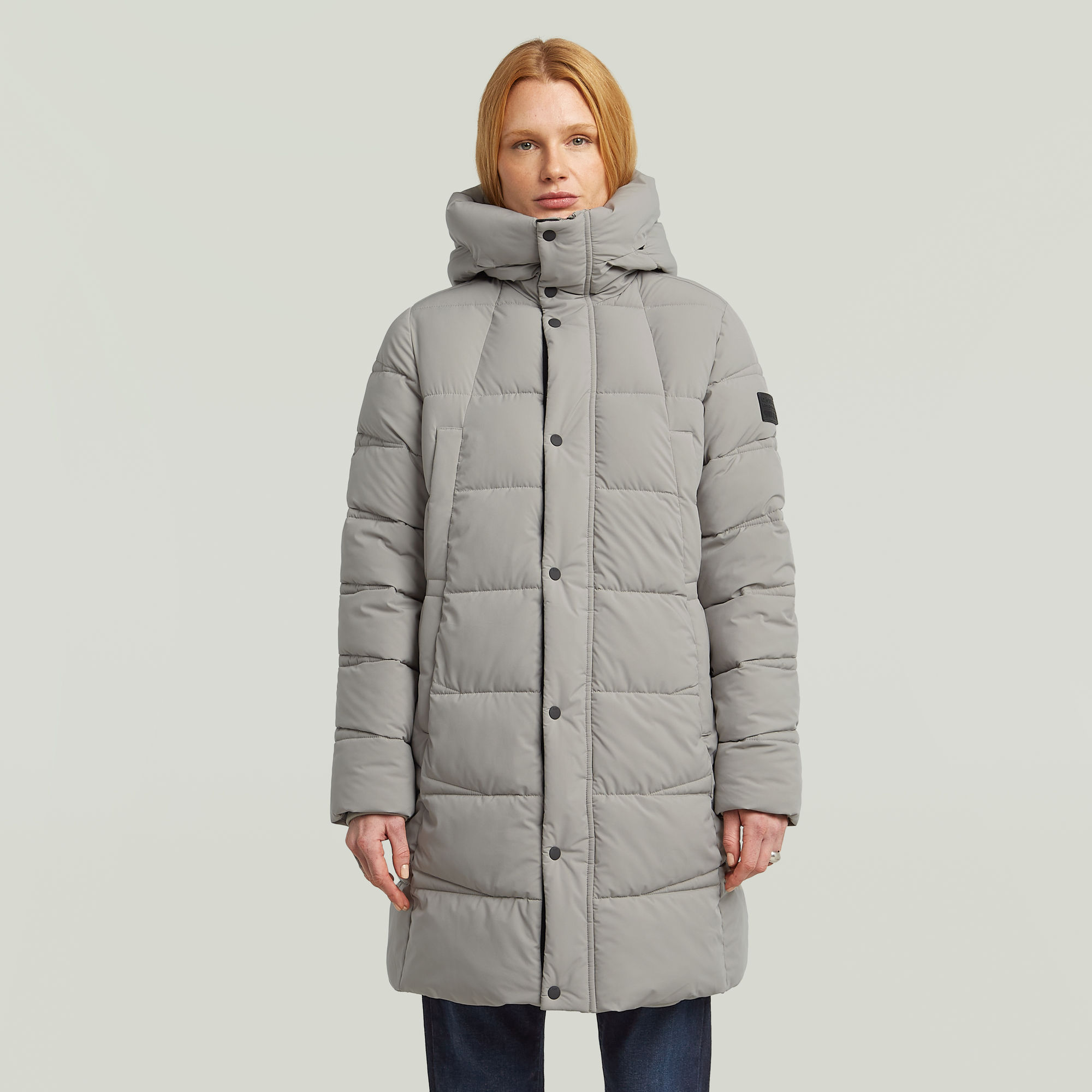 G-Star RAW Whistler Mid Puffer - Beige - Dames