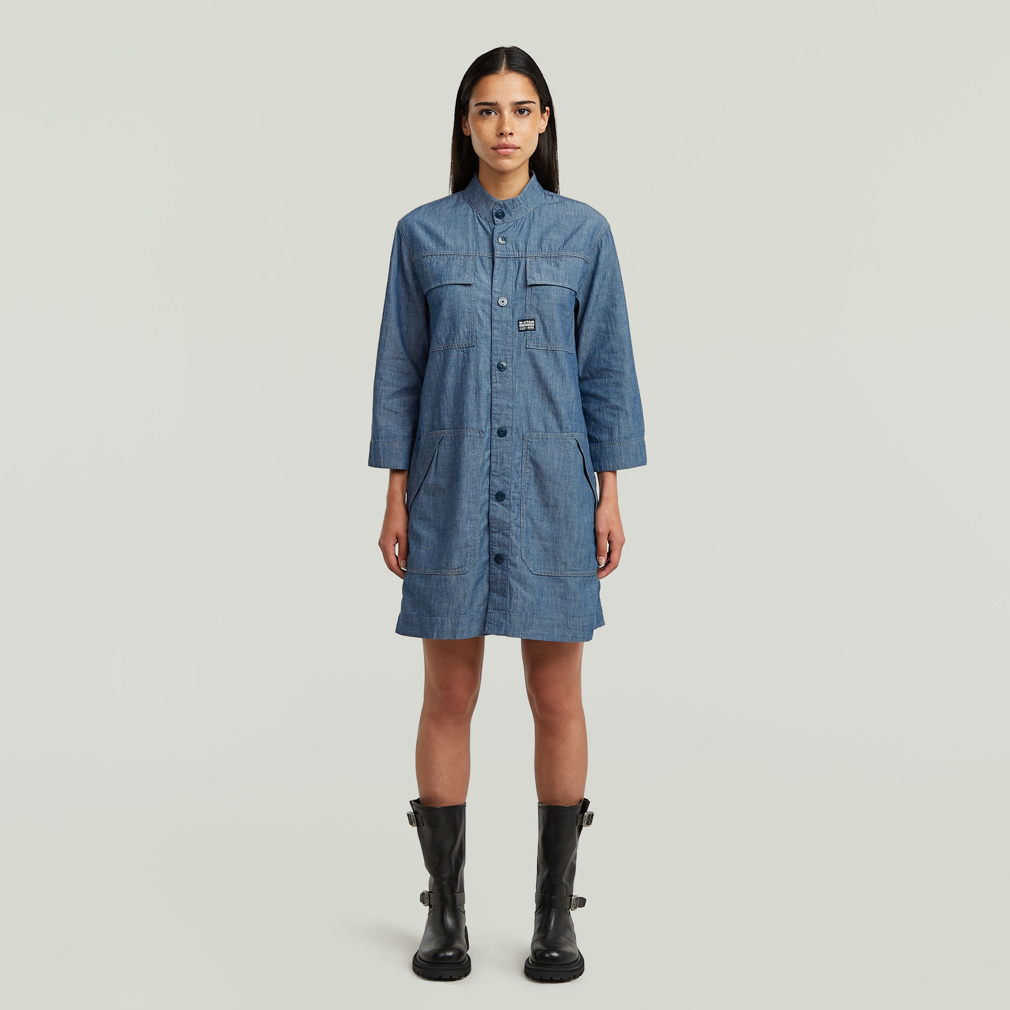 G-Star RAW Blousejurk - Donkerblauw - Dames
