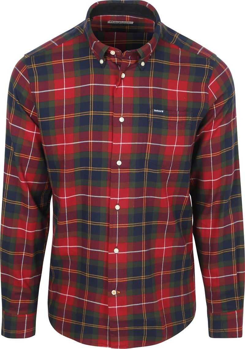 Barbour Fortrose Overhemd Tartan Rood