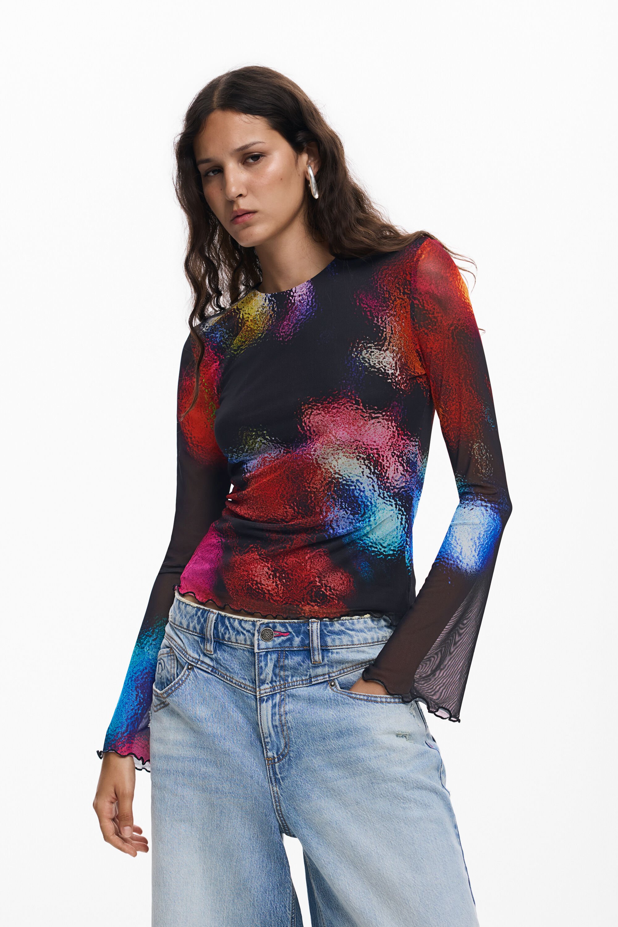 Desigual T-shirt ontworpen door M. Christian Lacroix - BLACK