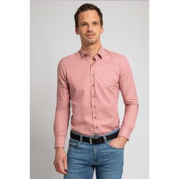 Suitable Overhemd Lange Mouw  Overhemd Oud Roze