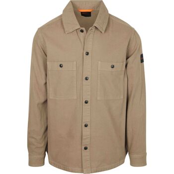 Boss Overhemd Lange Mouw  Overshirt Locky Kaki