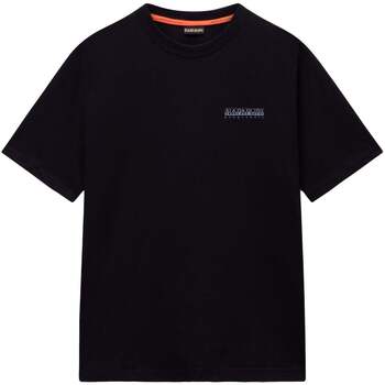 Napapijri T-shirt Korte Mouw  Back Graphic T-Shirt Black