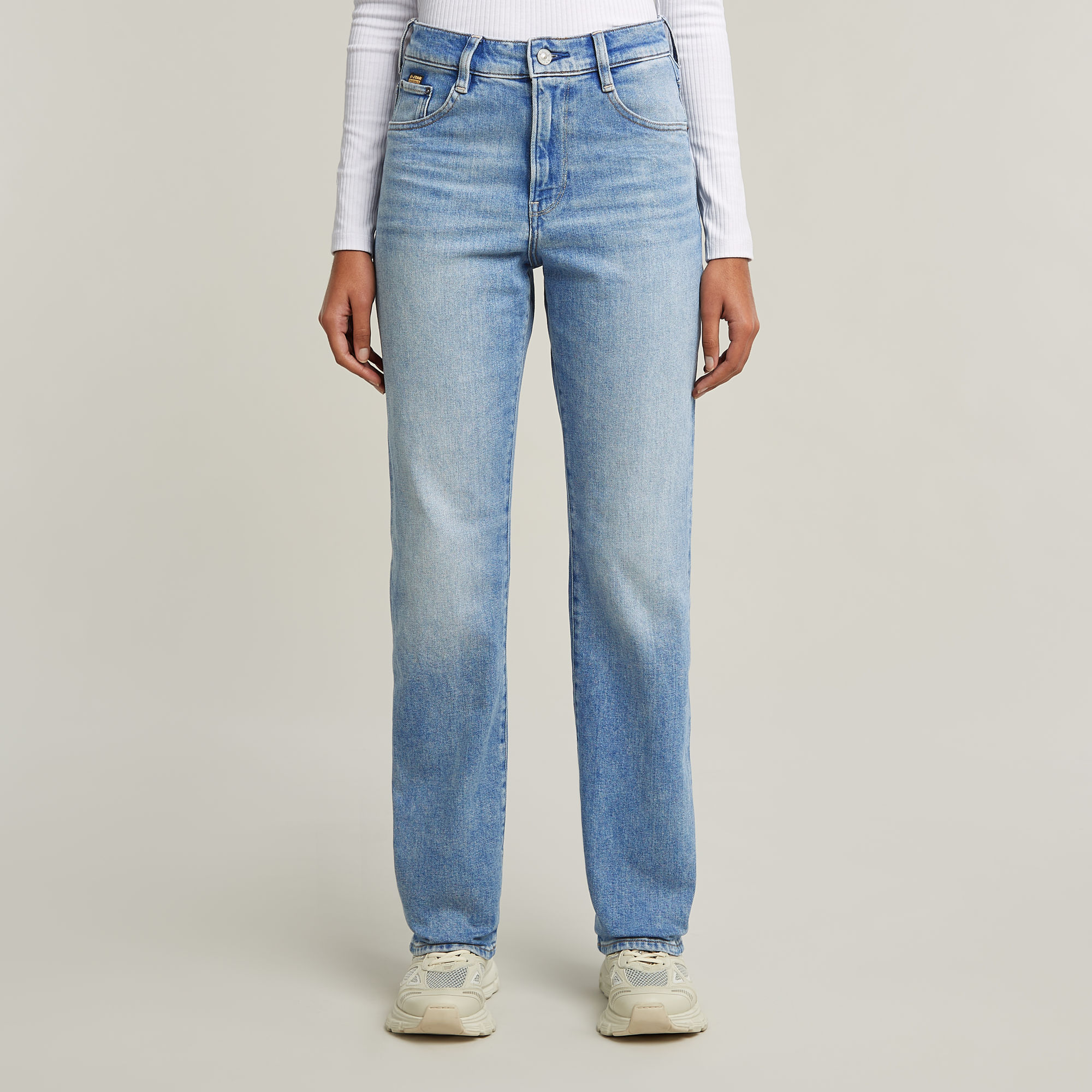 G-Star RAW Viktoria High Straight Jeans - Lichtblauw - Dames
