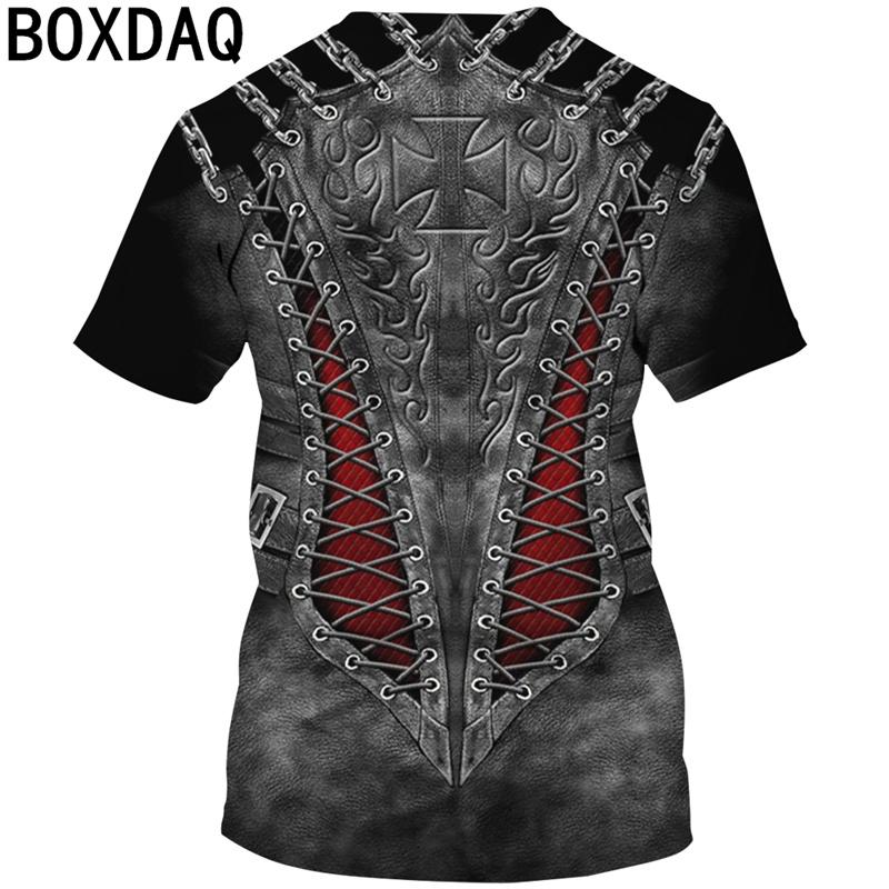 ETST WENDY 05 Middeleeuwse Armor T-shirts Grappige Losse Korte Mouwen Tops Mannen Zomer Casual Oversized T-shirt 2023 Nieuwe Persoonlijkheid Straat Cool tops 3XL