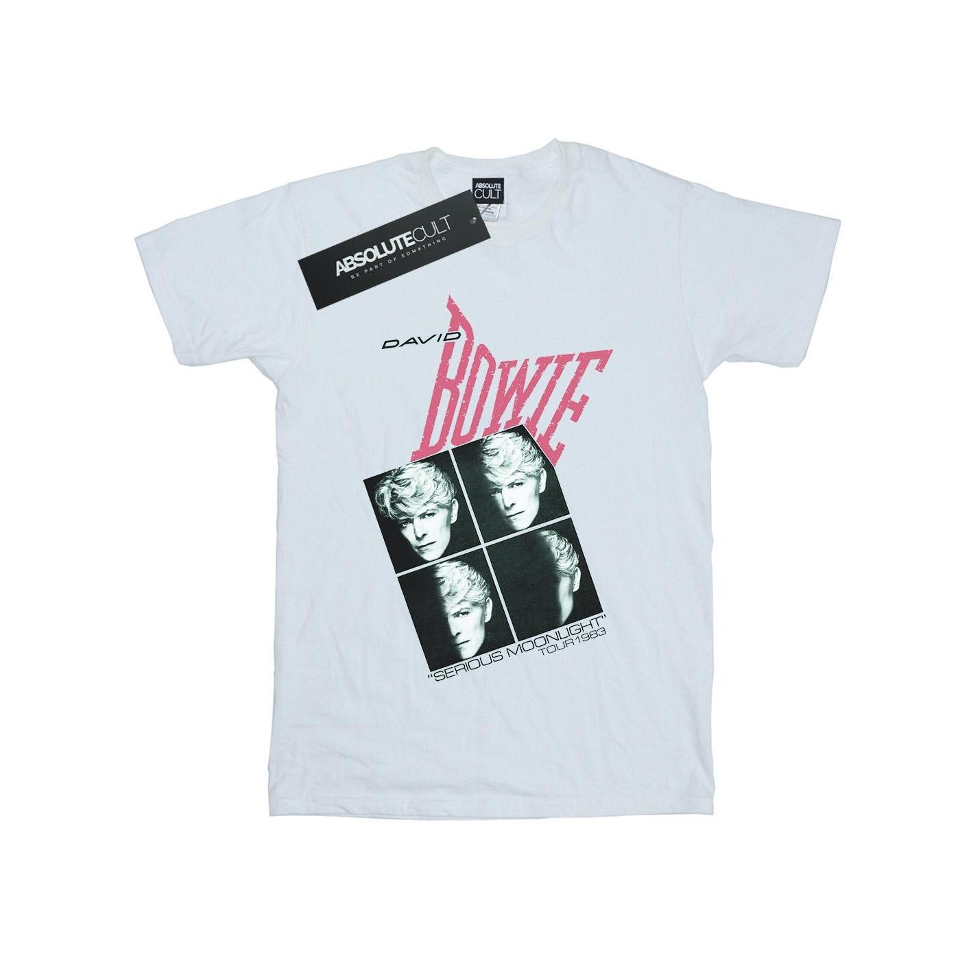 David Bowie Heren Serious Moonlight Tour 83 T-shirt XL