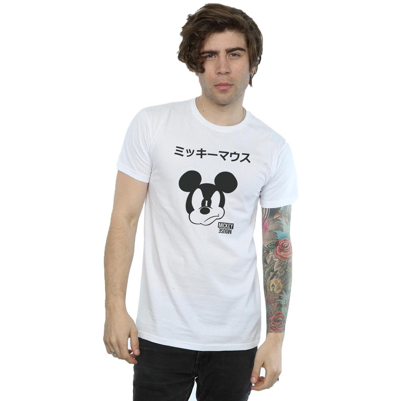 Disney Heren Mickey Mouse Japans T-shirt XXL