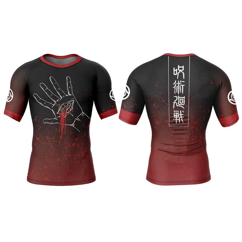 ETST WENDY 005 T-shirt voor heren Gym Grafische T-shirts Anime Jujutsu Kaisen 3D Print Compressie Fitness Ondershirt Tee Oversized Heren Kleding Top L