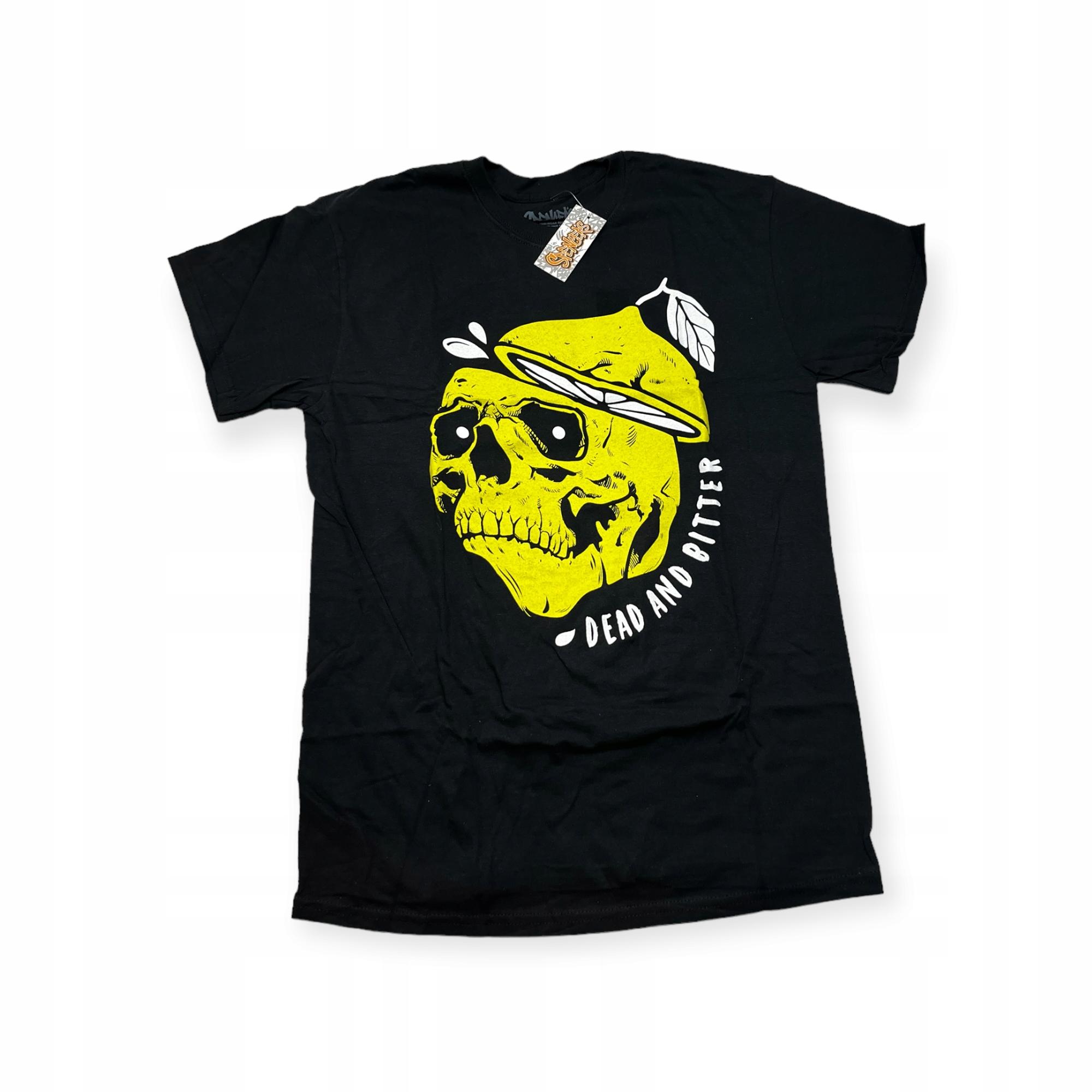 Outletup-clothes Koszulka T-shirt męski okrągły dekolt SPENCER'S NADRUK L