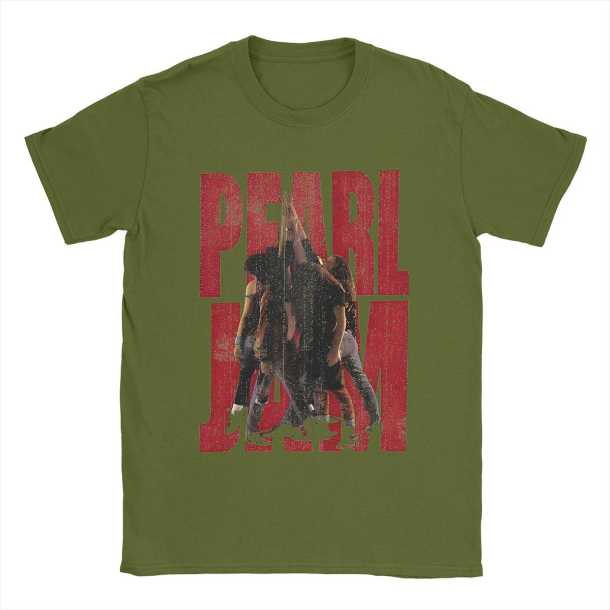 Comfortable season All Seasons Heren Dames Beste Album Tour Pearls Jam Shirt Accessoires Puur Katoen T-shirt Kleding Vintage T-shirt XL