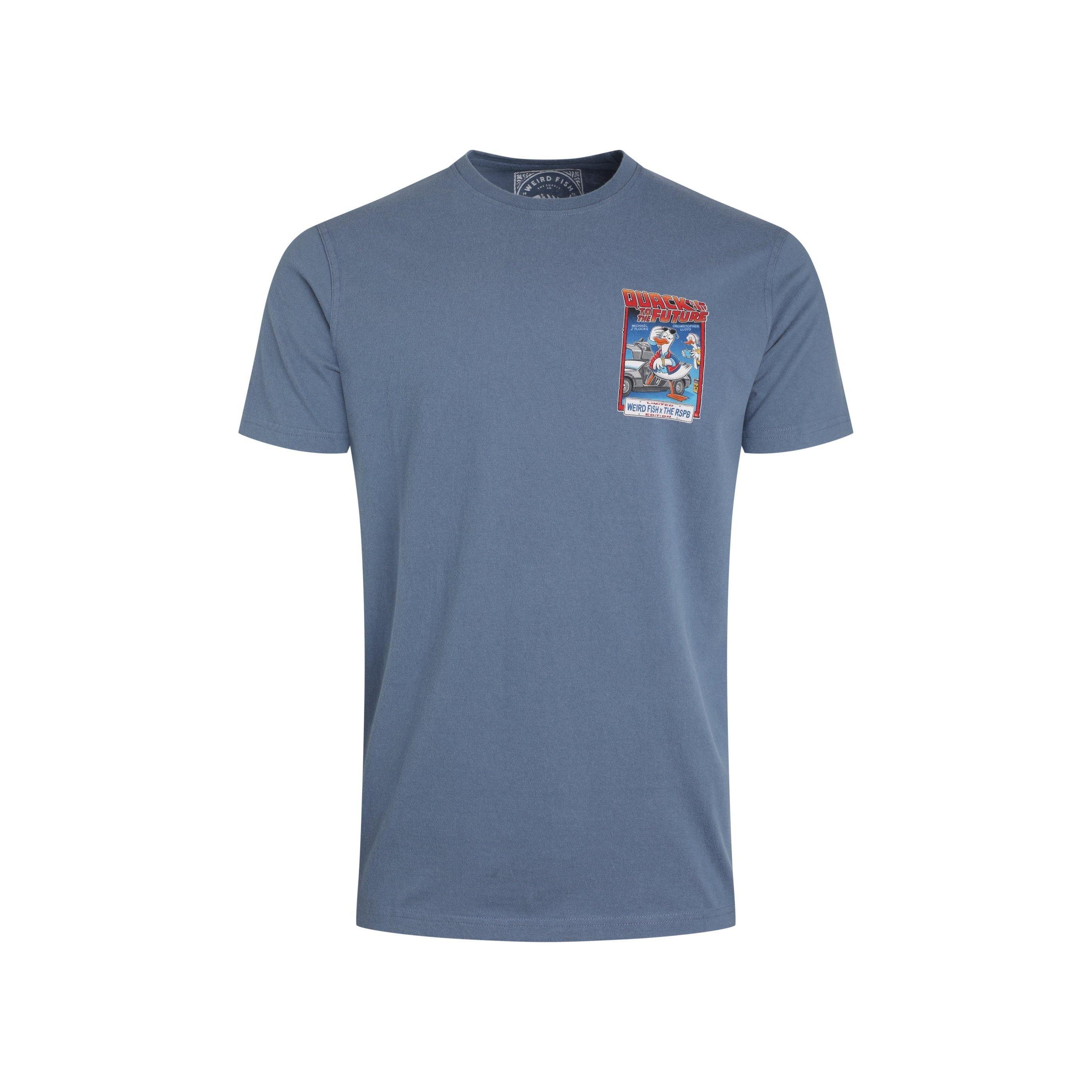 Pertemba FR - Apparel Weird Fish Mens Quack to the Future RSPB Collaboration T-Shirt 4XL