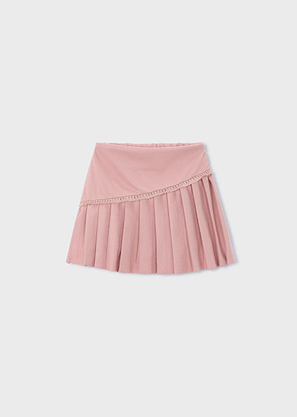 Mayoral winter rok meisjes - roze - gebreid - geplooid