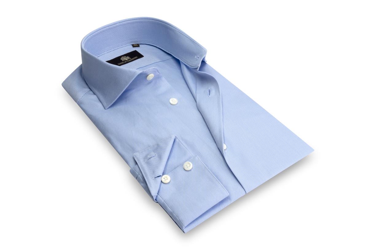 Circle of Gentlemen Limar twill fijn geweven streepdessin 100% co