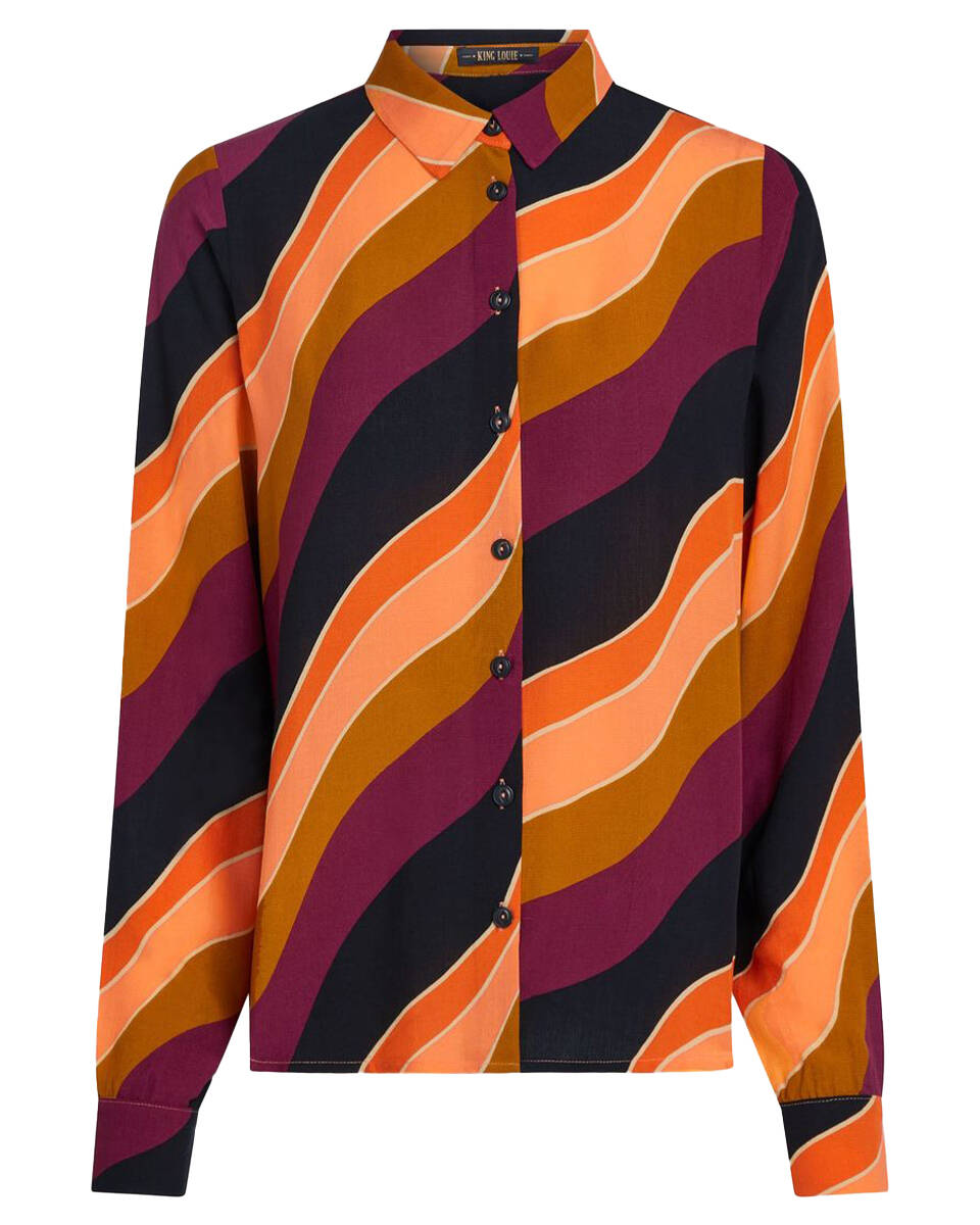 King Louie Blouse lange mouw 10100 maisie