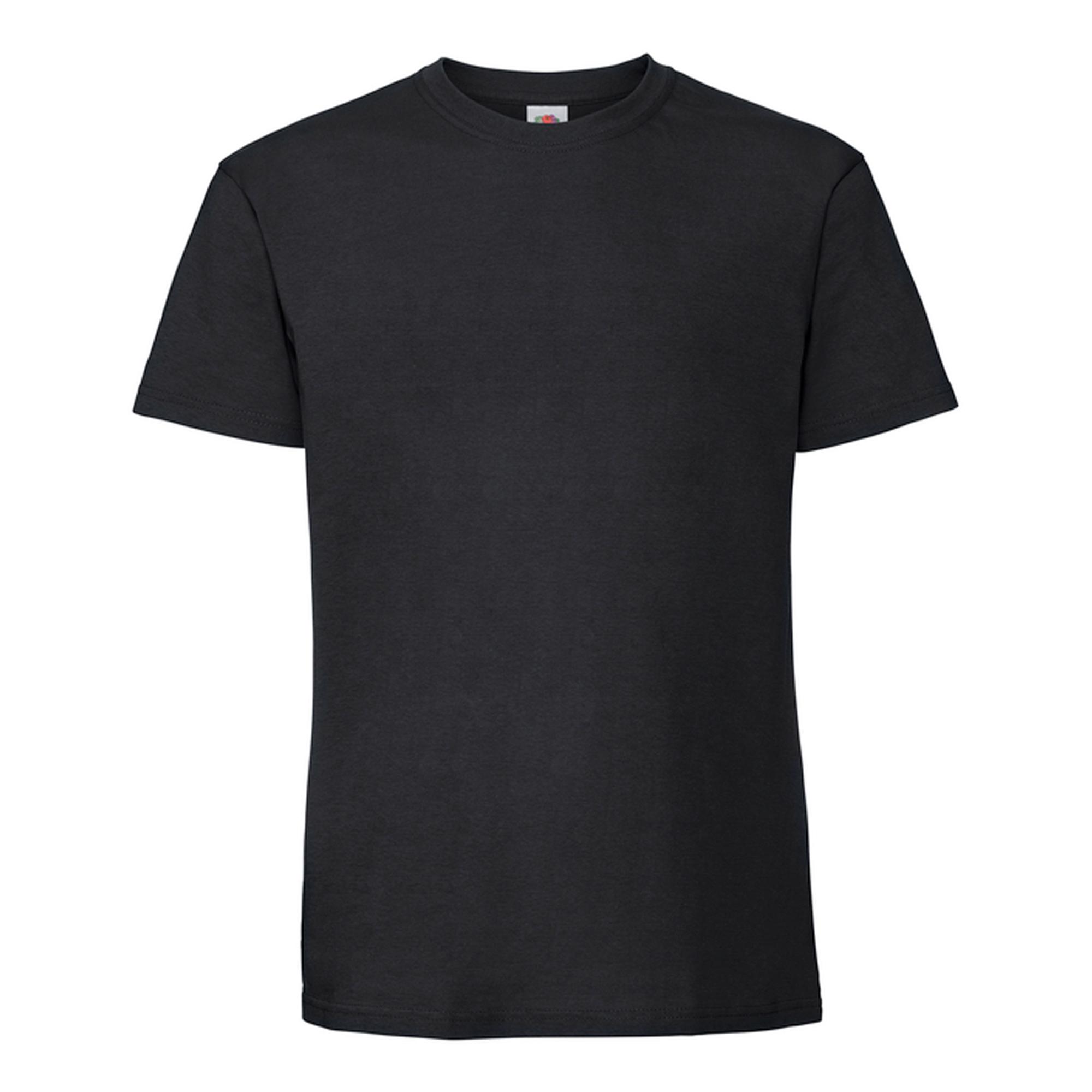 Fruit of the Loom Heren iconic premium ringspun katoen t-shirt