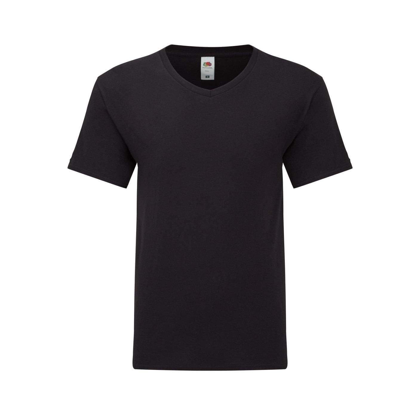 Fruit of the Loom Heren iconic 150 v hals t-shirt