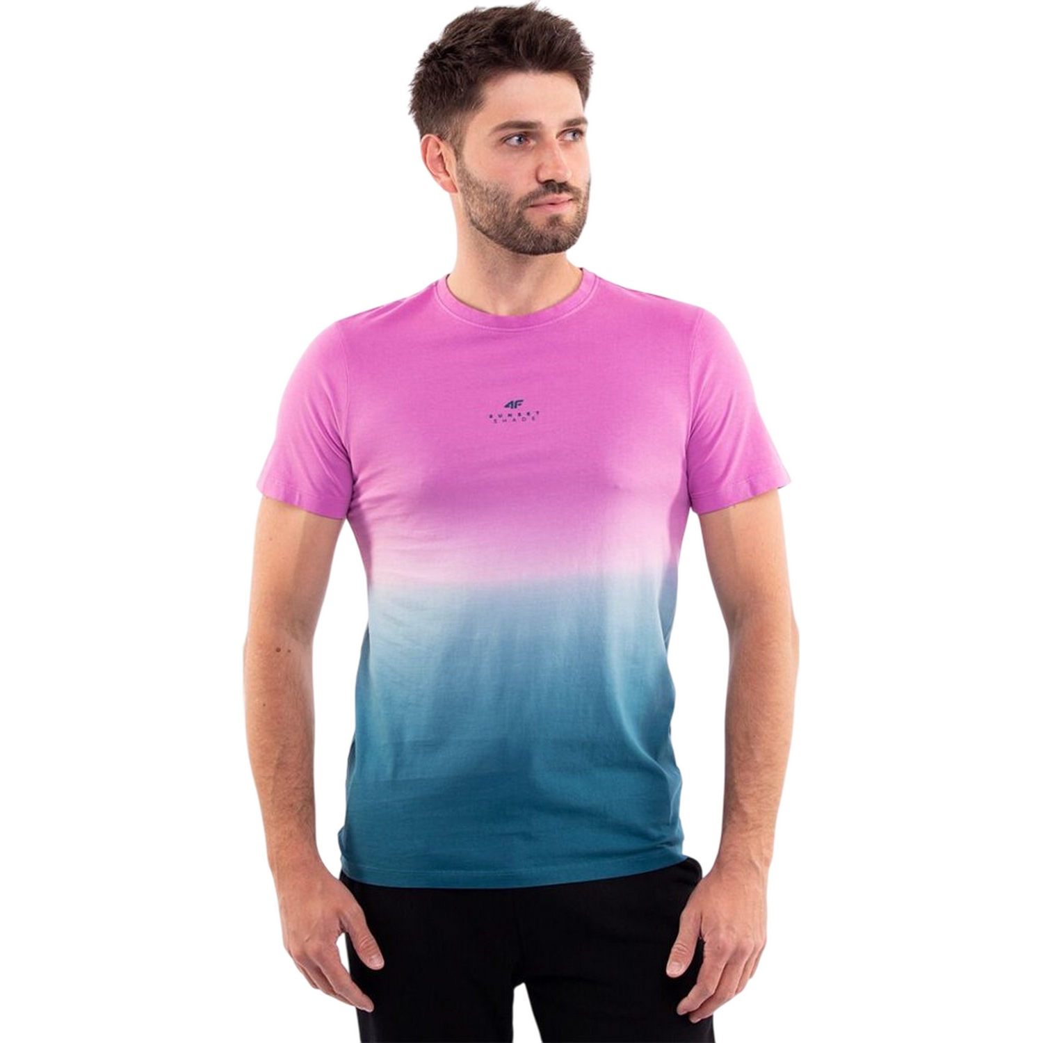 4F Heren bedrukt normaal t-shirt