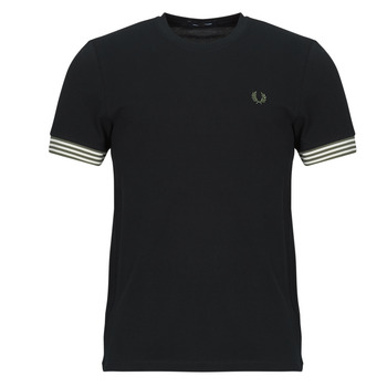 Fred Perry T-shirt Korte Mouw  STRIPED CUFF T-SHIRT