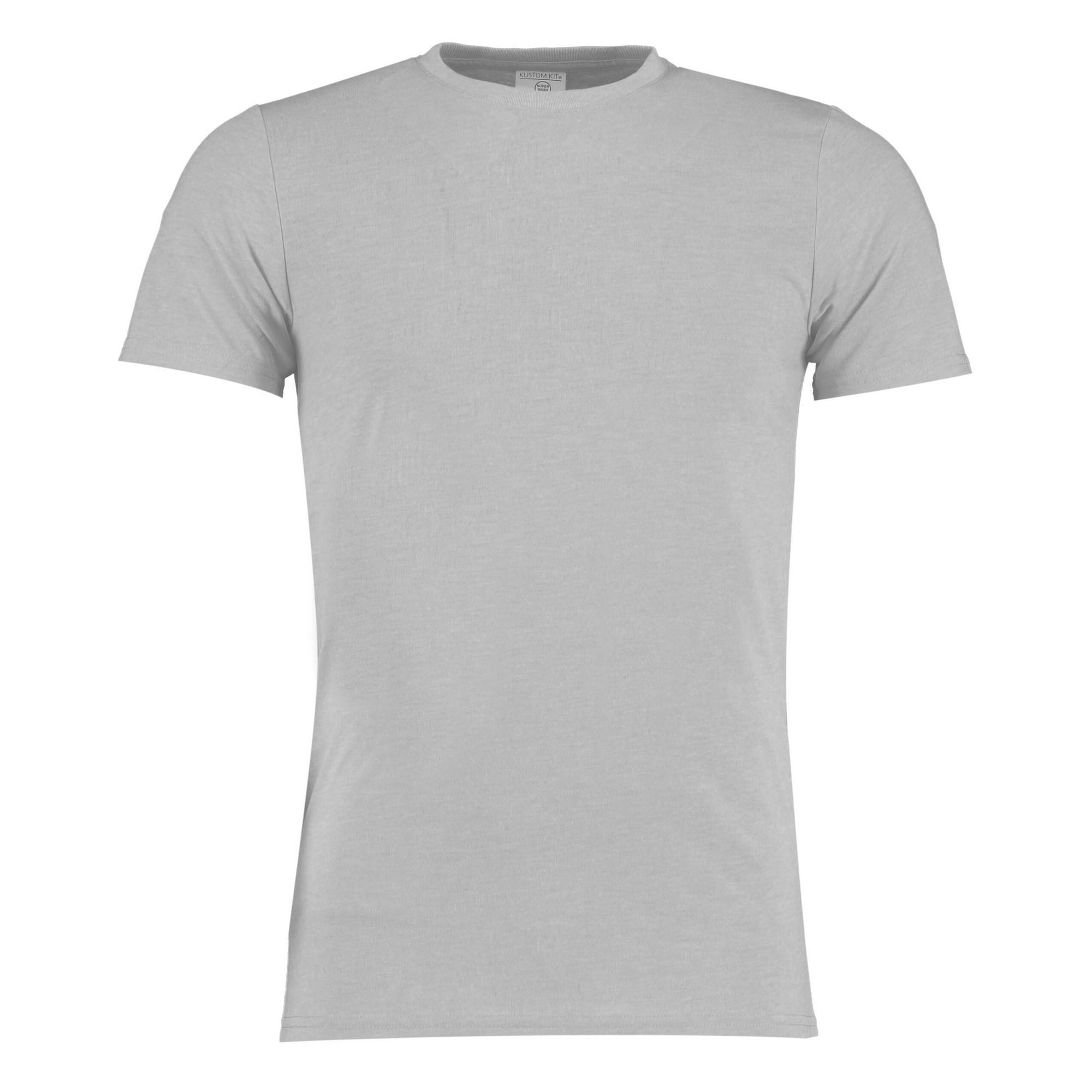 Kustom Kit Heren Superwash 60°C normaal T-shirt S