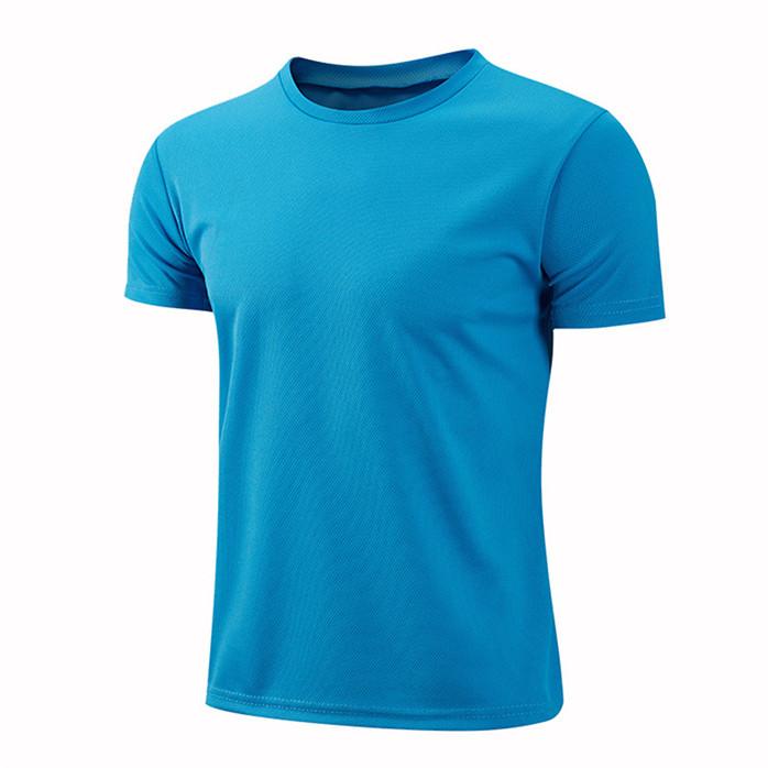Comple Zomer T-shirt met ronde hals Sneldrogende kleding Werkkleding T-shirt met korte mouwen L