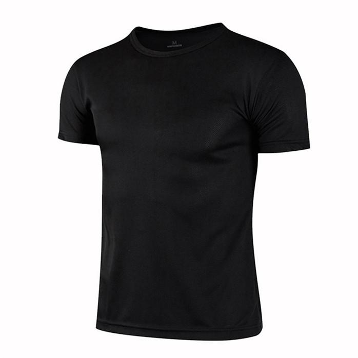 Comple Zomer T-shirt met ronde hals Sneldrogende kleding Werkkleding T-shirt met korte mouwen 2XL