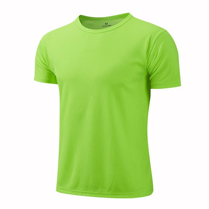 Comple Zomer T-shirt met ronde hals Sneldrogende kleding Werkkleding T-shirt met korte mouwen 4XL