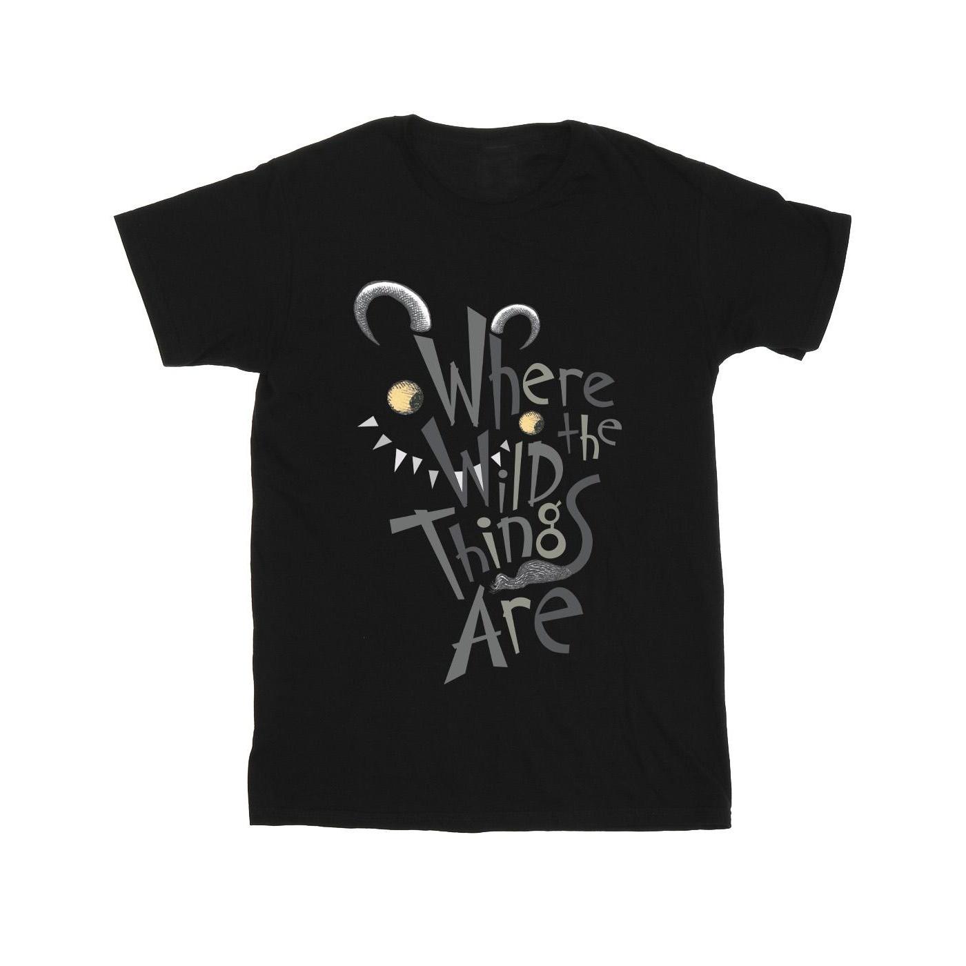 Where The Wild Things Are Waar de wilde dingen zijn Monster Logo T-shirt voor heren XXL