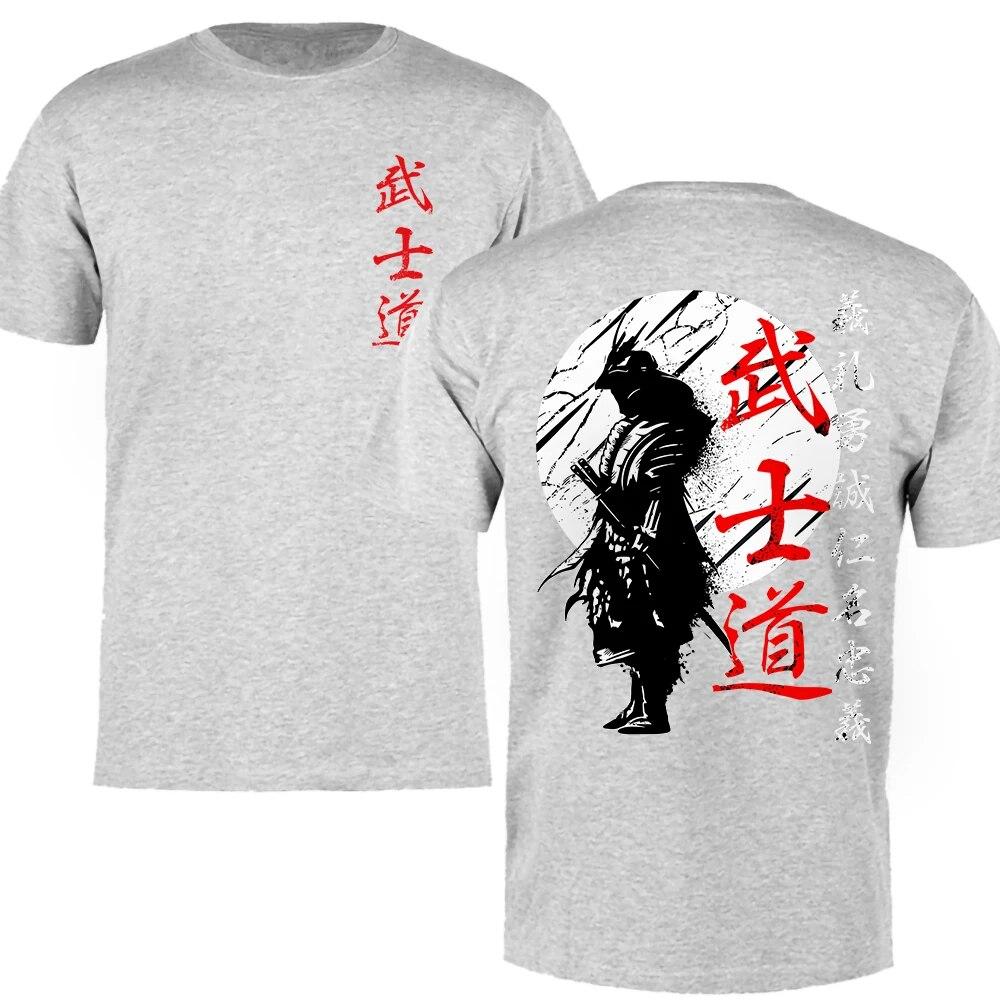 Xr 01 Japan Samurai Geest 3d Print T-shirts Voor Mannen Japanse Stijl Terug Print Losse Oversized Tops T-shirt Bushido Mannelijke Geschenken tee 5XL