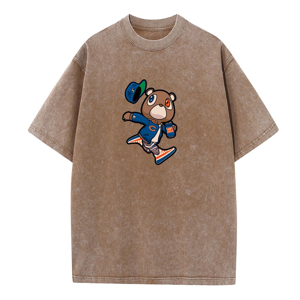 Enter Boutique Sports Clothing Collection Kanye West Graduation Fans Cadeau Vintage Zomer Korte Mouw Casual Unisex Harajuku O-Hals Katoenen Shirts Bedrukking 3XL